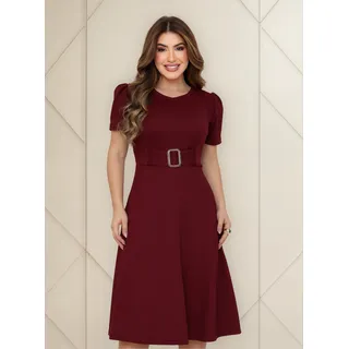 Vestido Midi Moda CristĂŁ Evangelico Casual Crepe De Malha Vestido Midi Moda CristĂŁ Evangelico Casual Crepe De Malha