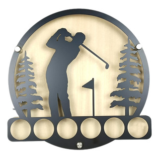 Playing Golf Silhouette Ball Ball Rack Monte De Pared Playing Golf Silhouette Ball Ball Rack Monte De Pared