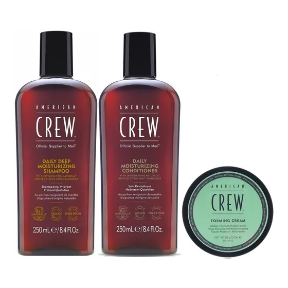 Shampoo Hidratante + Condit +forming Cream American Crew Men
