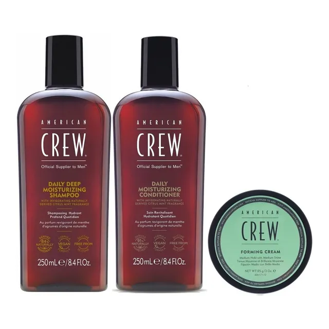 Shampoo Hidratante + Condit +forming Cream American Crew Men