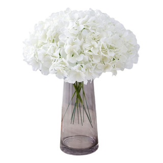 Cabezas Flores Fiesta Hortensia Artificial Boda Decora 12pzs Cabezas Flores Fiesta Hortensia Artificial Boda Decora 12pzs