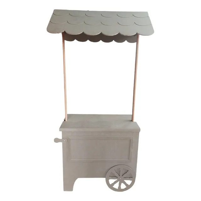 Barraca Carrinho Gourmet Desmontável Mdf