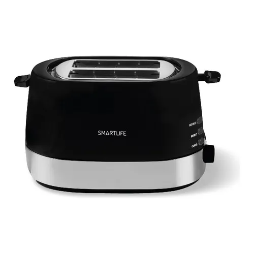 Tostadora Smartlife 850w 2 Panes 7 Niv 4 Func Negra Color Negro
