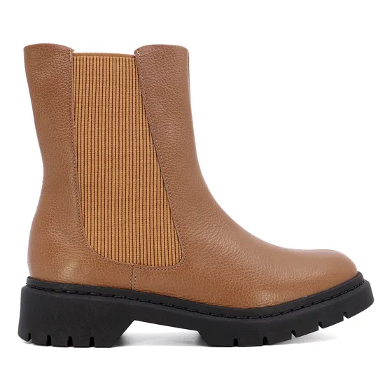 Bota Casual De Cuero Usaflex Daria