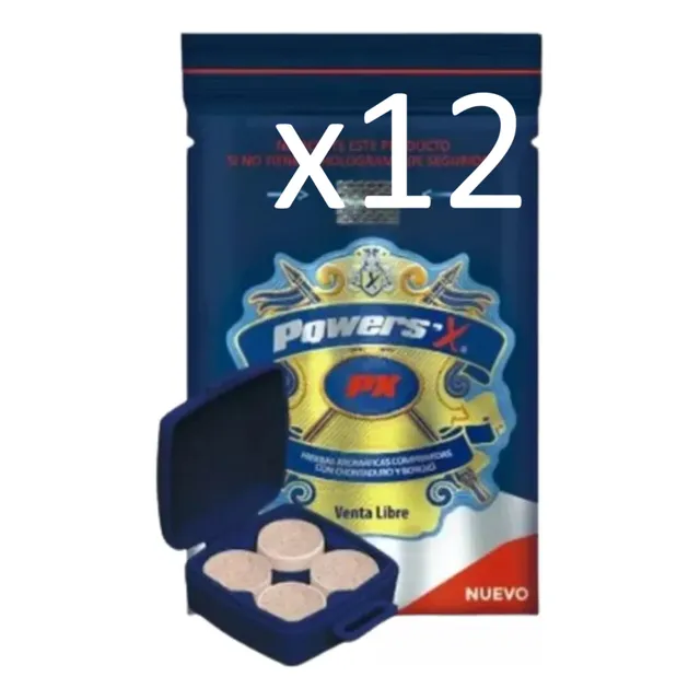 Potenciador Sexual Power Sex 12 Sachet 48 Pastillas Powersex Potencializador Masculino Y Femenino