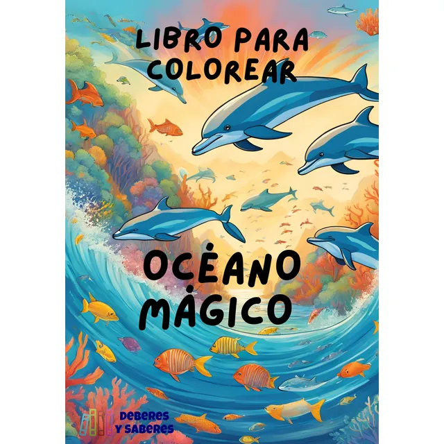Libro Digital Imprimible Para Colorear Océano Mágico Pdf