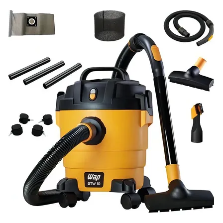 Aspirador De Pó Compacto - Gtw 10 Wap - Amarelo/preto -