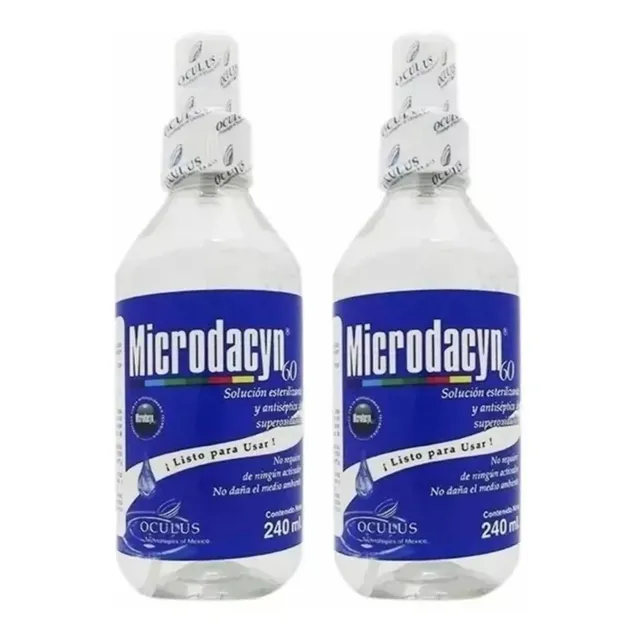 2 Pack Microdacyn Frasco Solución 240 Ml