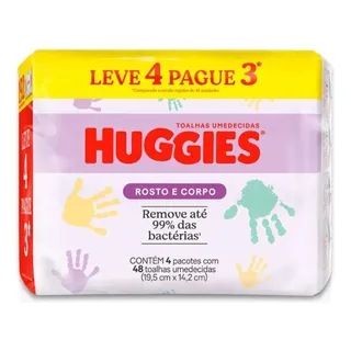 Lenços Umedecidos Huggies One & Done 4 Unidades Lenços Umedecidos Huggies One & Done 4 Unidades