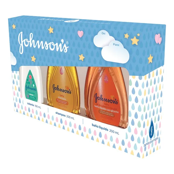 Pack Bebé Shampoo + Colonia + Gel De Baño Líquido Johnson's