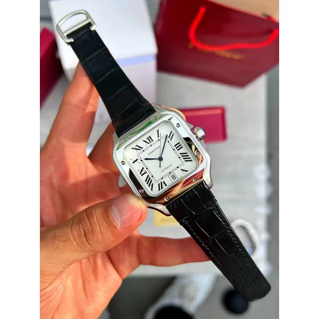 Reloj Cartier Santos Automático Para Caballero