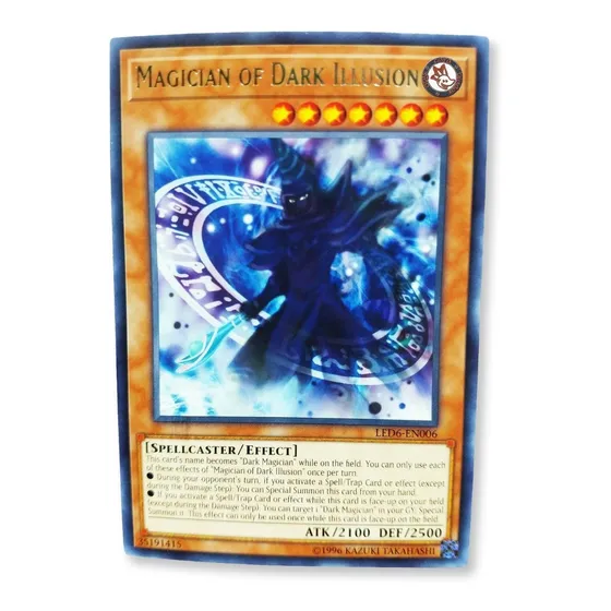Yugi-oh! Magician Of Dark Illusion Led6-en006 Rare