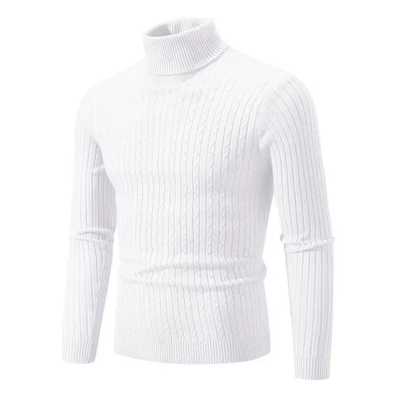 Sudadera Casual Cálida Cuello Alto Para Hombre Al Aire Libre