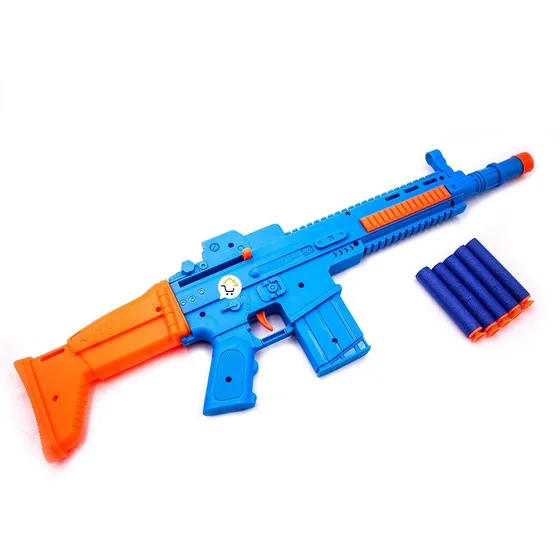 Metralleta De Dardos Pistola Juguete Lanza Dardos Mlg21476