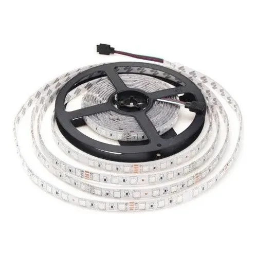 Cinta Led Blanca 5mts 10w 12v C/transf 6500k Ip65 Lumistar