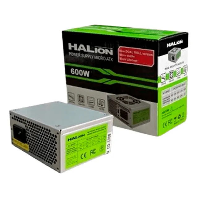Fuente Halion 600w Mini Atx Para Case Pequeño