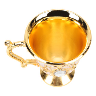 Copo Branco Copo De Metal Doméstico De Estilo Europeu Copo A Copo Branco Copo De Metal Doméstico De Estilo Europeu Copo A