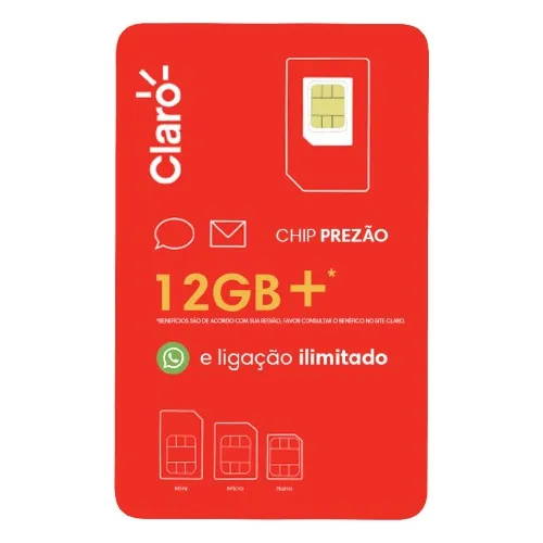 Claro Combo (com R$ 10,00 De Recarga)