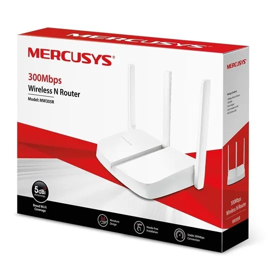 Router 300mbps 3 Antenas Mercusys Mw305r Gs