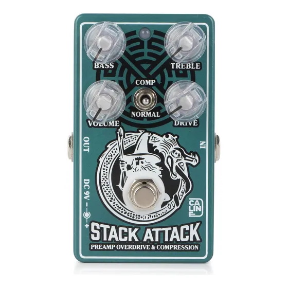 Caline Cp-509 Stack Attack Preamp Overdrive & Compressor Ped
