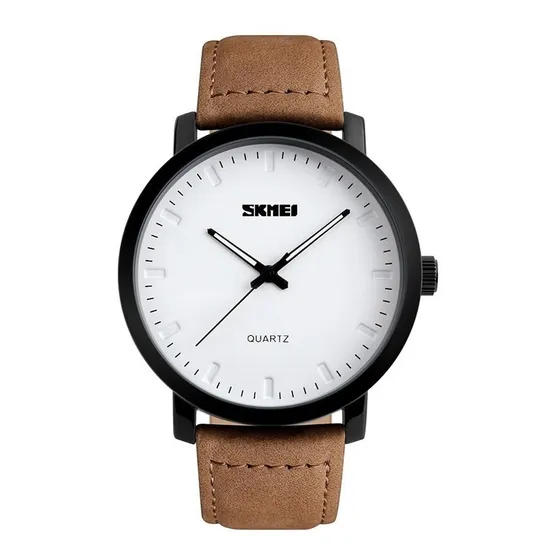 Reloj Hombre Skmei Análogo Elegante Correa Cuero