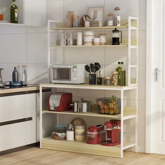 Homsee Estante Para Hornear Cocina 5 Nivel Compartimento