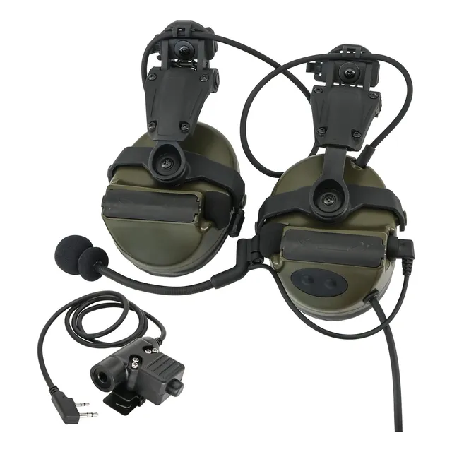 Comta 2 Tactical Headset Con Pads Gel Y Micrófono