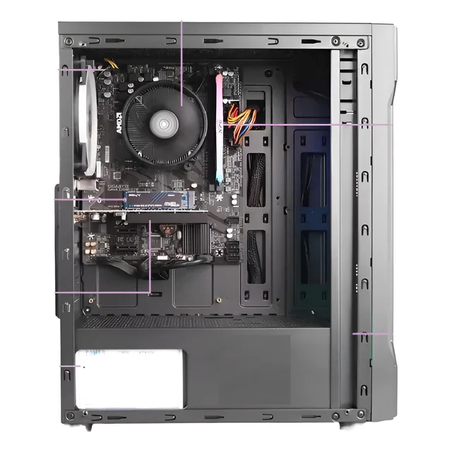 Computador De Escritorio Hibirdo Ryzen 3 4100 256gb
