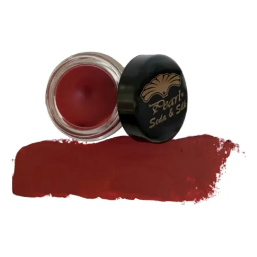 Labial Pearl Seda & Silk Rojo Oscuro Golden Plum