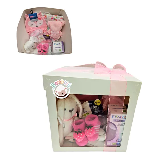 Kit De Accesorios Bebé, Baby Shower, Bienvenida Color Rosa