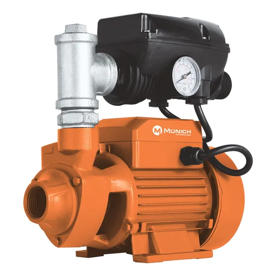 Bomba De Agua Periferica 1/2 Hp Con Control De Presión 127V