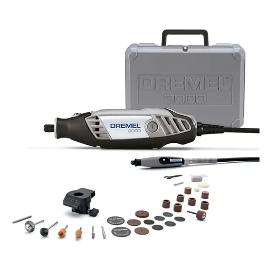 Minitorno Dremel 3000 + Kit 30 Accesorios Y 2 Aditamentos