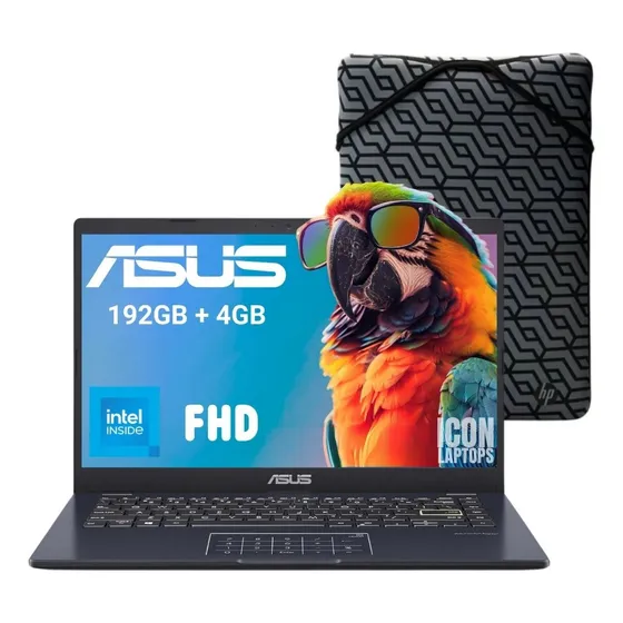 Notebook Asus Black 14-e410 Intel N6000 192gb 4gb Ram Fhd