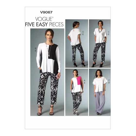 Mccall Pattern Company Vogue Patterns V9067 Top Pantalon