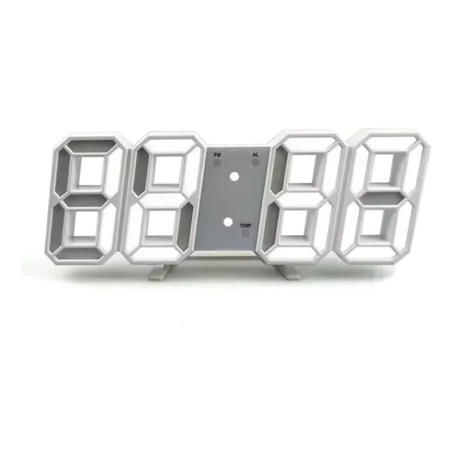 Reloj Despertador Digital Led Tipo Cronómetro Minimalista
