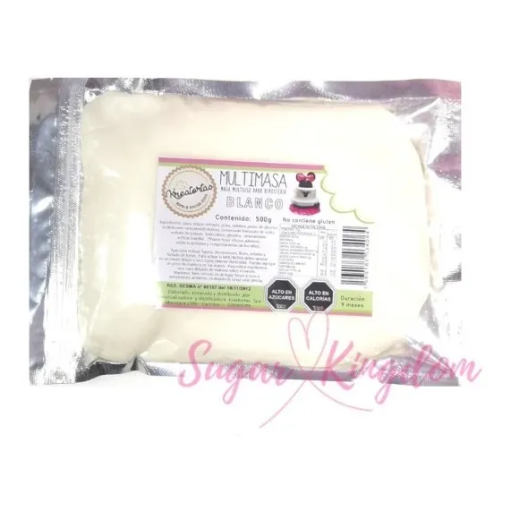 Fondant Blanco 500grs Kreatortas