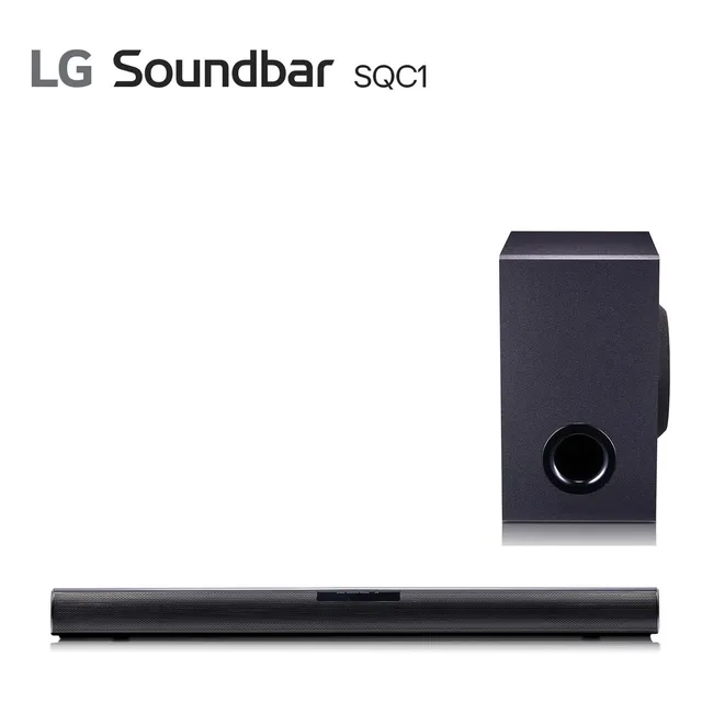 LG Barra de sonido SQC1 Negro