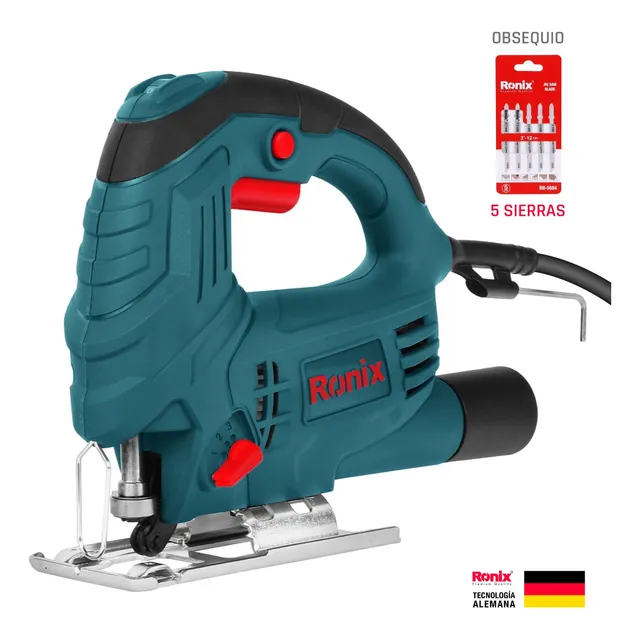 Sierra Caladora 550w Ronix Velocidad Variable Acción Orbital