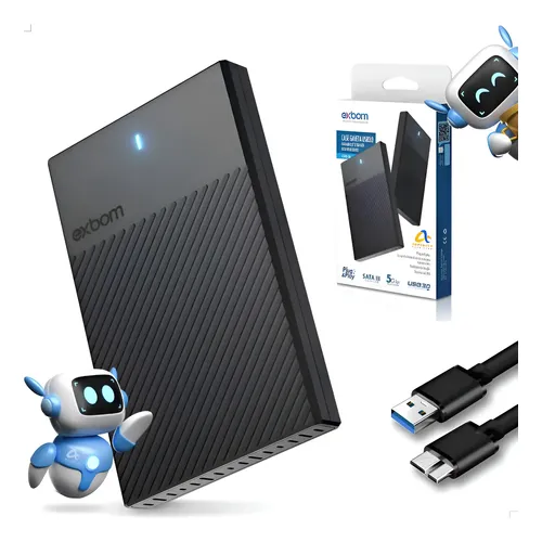 Hd Externo 500gb Usb Cor Preto | MercadoLivre