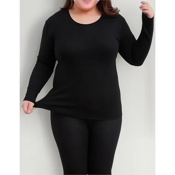 Conjunto Térmico Blusa+calça Frio Neve Plus Size