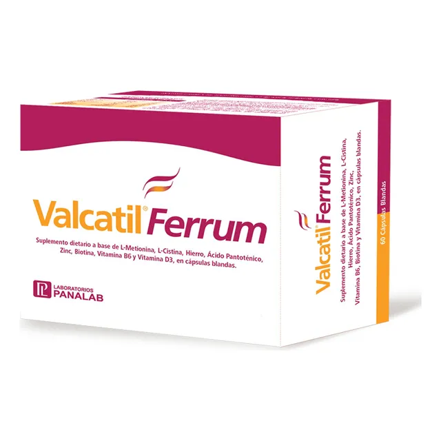 Valcatil® Ferrum Capsulas Blandas X 60 Unidades