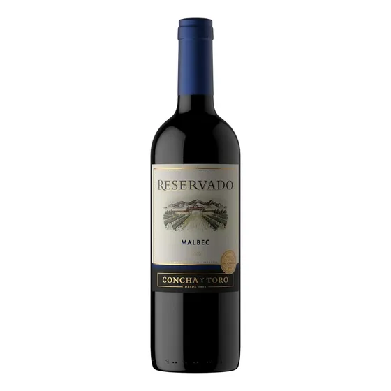 Vinho Chileno Tinto Concha Y Toro Reservado Malbec 750ml
