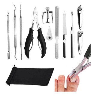 Kit De Herramientas Para Uñas Encarnadas Profesional 12pcs Kit De Herramientas Para Uñas Encarnadas Profesional 12pcs