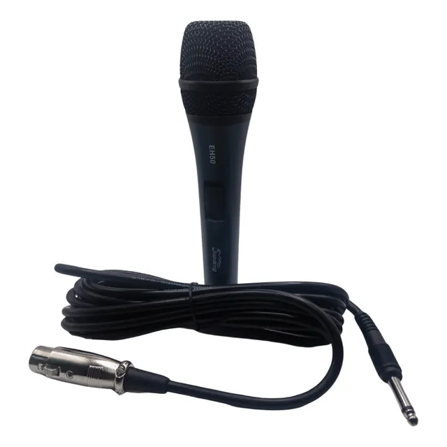 Microfono Soundking Dinamico Cardioide Para Voz Eh50 Negro