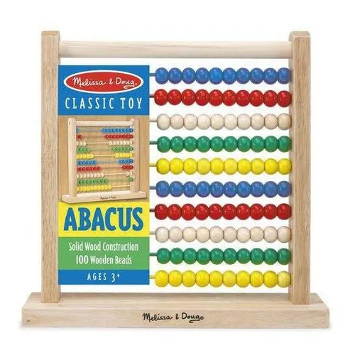 Ábaco Escolar De Madera, Set Didáctico Para Niños
