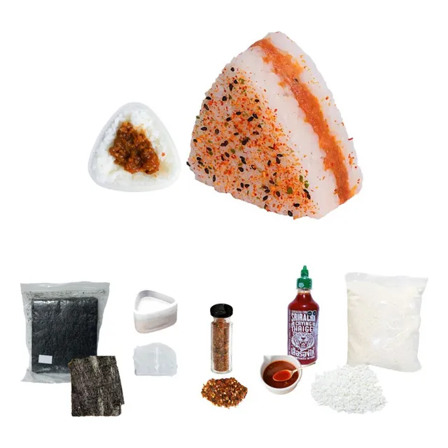 Pack Onigiri Ultra Picante 5u Molde Shiracha Togarashi Nori