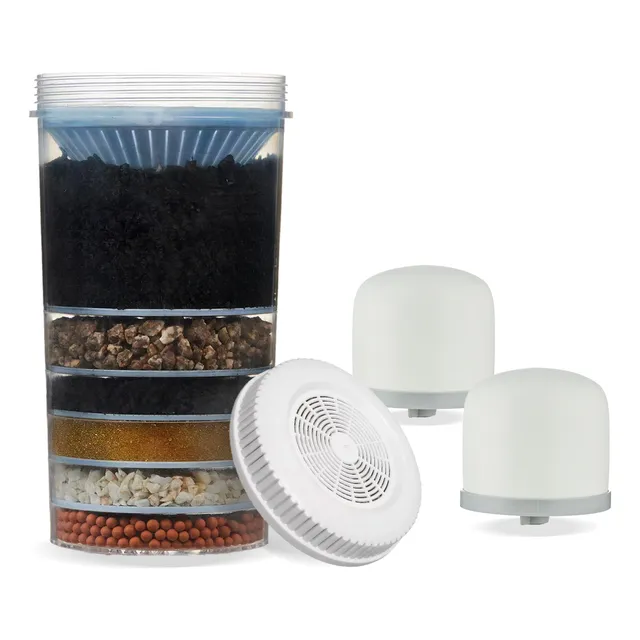 Kit 4 Repuestos Ecotrade F. Filtro Purificador Agua 14 Lts