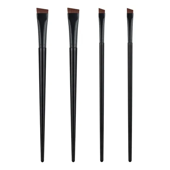 M' ] Pincel De Maquiagem Preto Pincel De Lâmina Pincel De M'