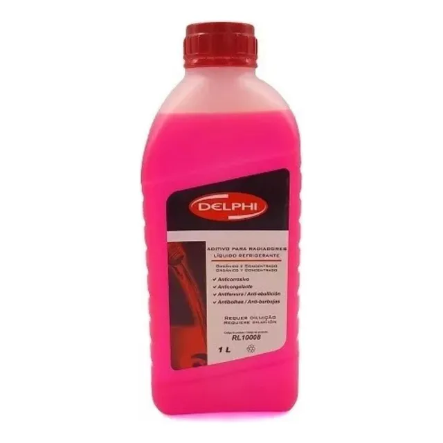 Aditivo Anti Freeze Radiador Delphi Rojo