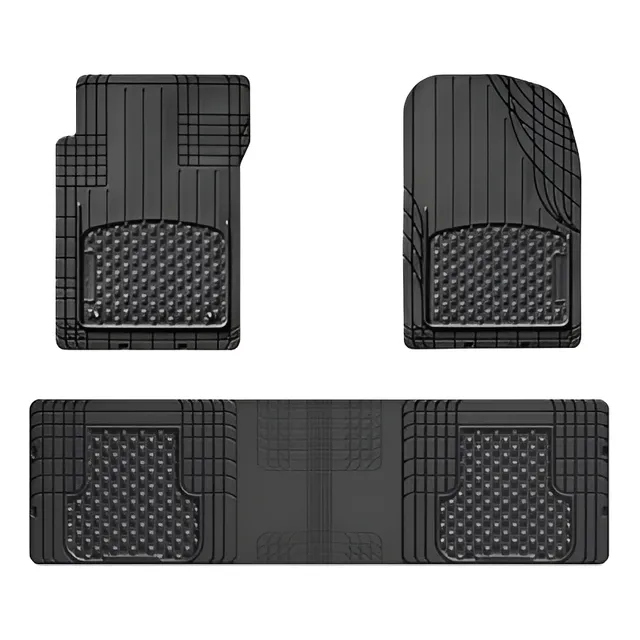 Alfombra Weathertech 3 Piezas Negro Sintético Usa